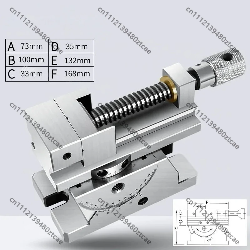 Machine Tool Universal Vice 2/3 Inch Corner Pliers Precision Milling Machine Clamping Vise Industrial Mechanical Fixture Clamp