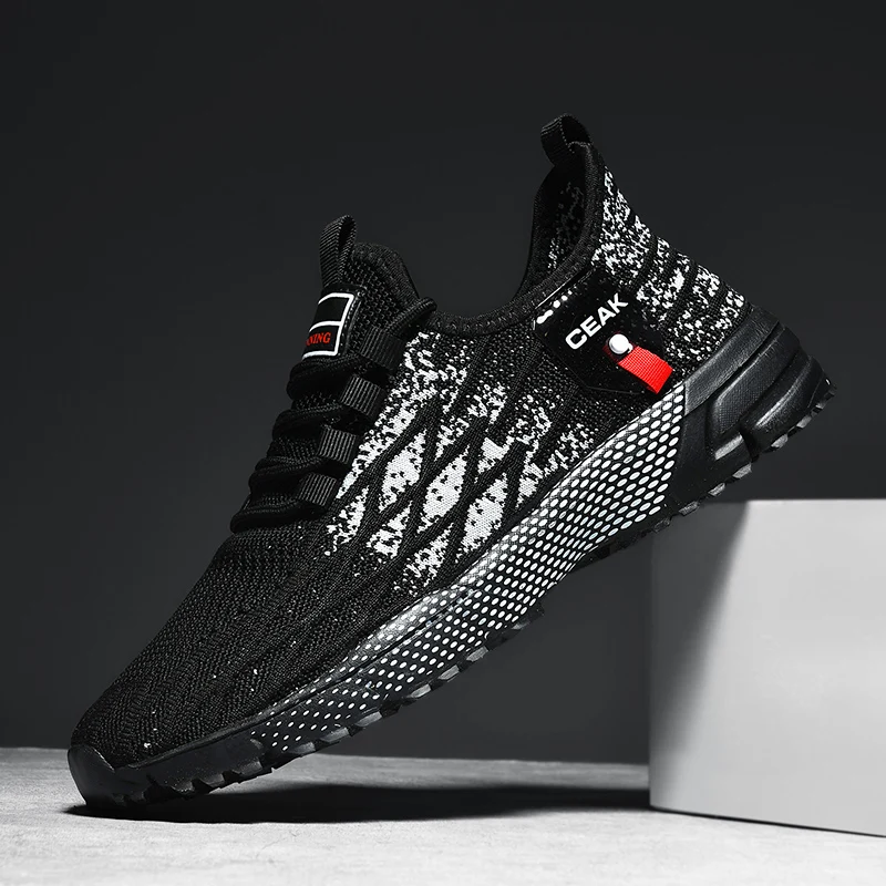 

Мужские дышащие повседневные кроссовки больших размеров, весенне-летние, новые, сетчатые, для активного отдыха, бега, легкие спортивные кроссовки для студентов