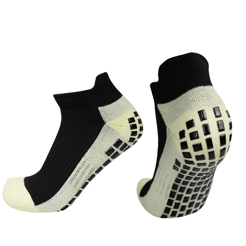 New Football Socks Non-slip Silicone Sole Professional Competition Grip Sports Accessories Men Women Soccer Socks