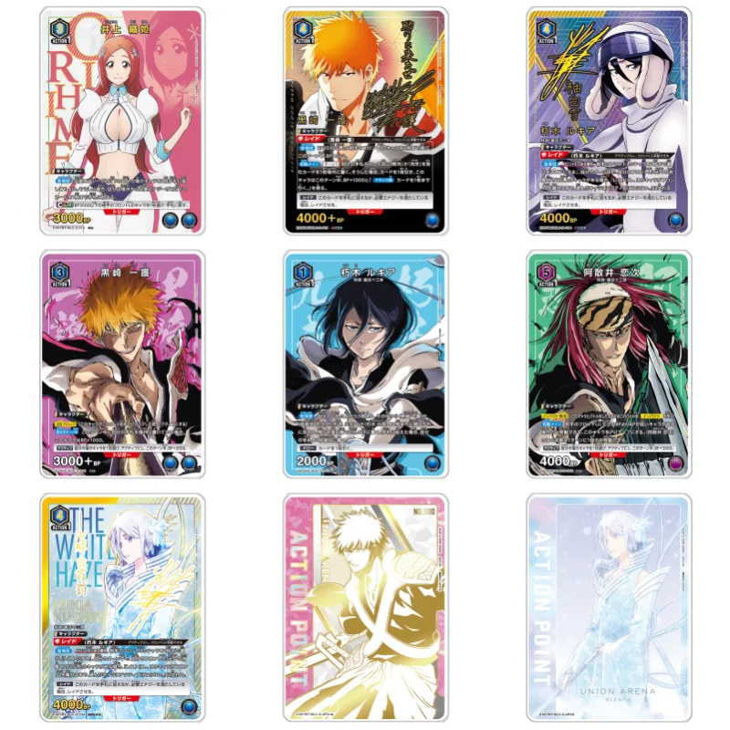 UA Bleach Thousand-Year Blood War Acrylic Card Kurosaki Ichigo Inoue Orihime Kuchiki Rukia Cards Anime Game Collection Toys Gift