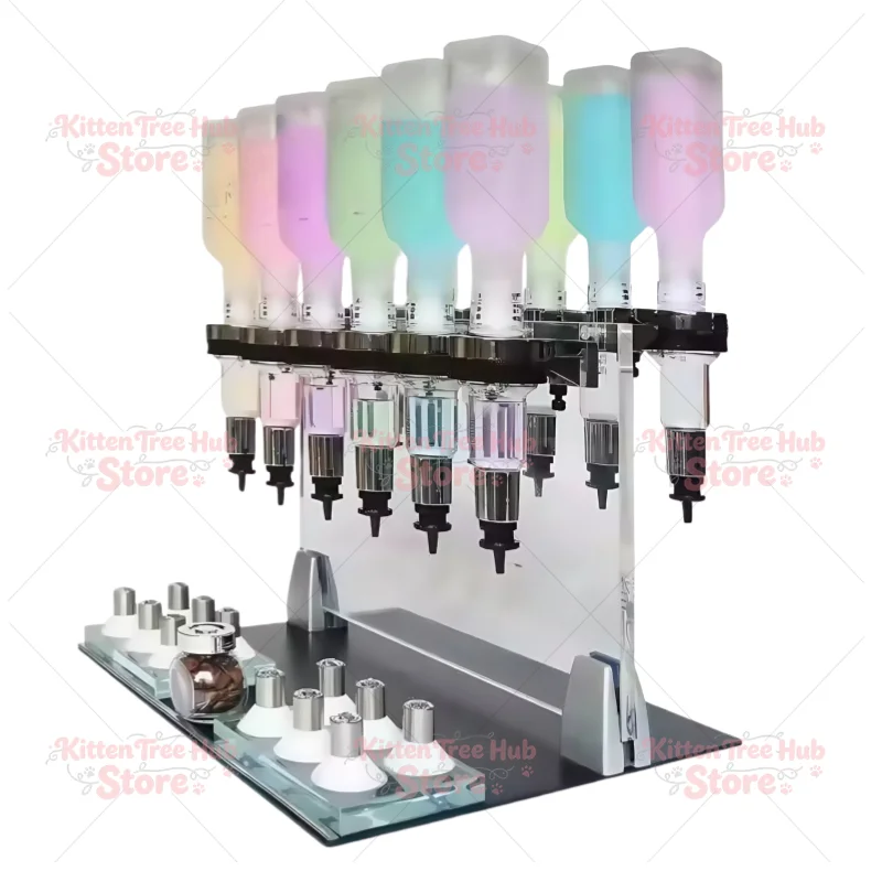 12 Heads Perfume Dispenser Bar Set 200ml Whole Store Perfume Display Rack for Perfume Filling