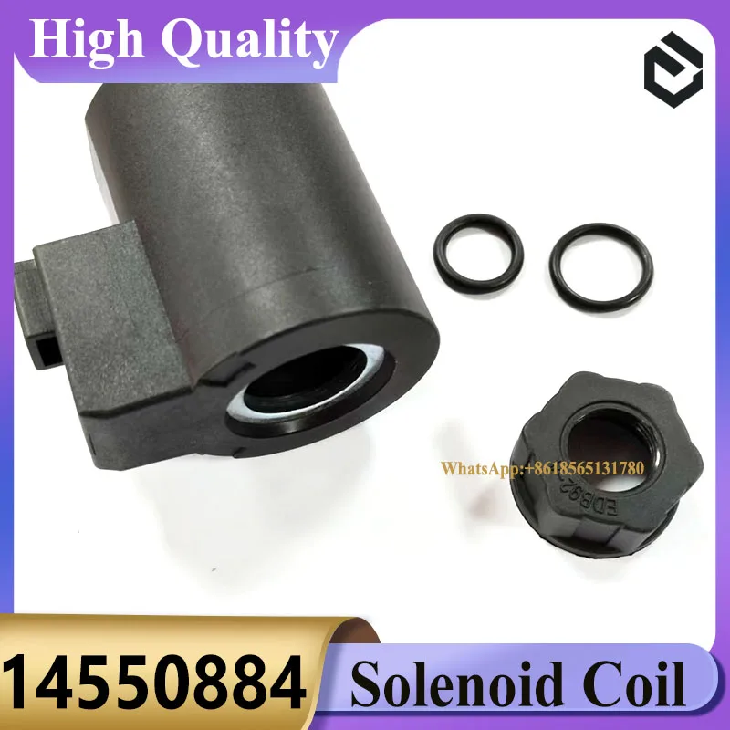 14550884 VOE14550884 24V Solenoid Valve Coil Fit EC140D EC160C EC210B EC210D EC240B EC290B Hydraulic Excavator Spare Parts