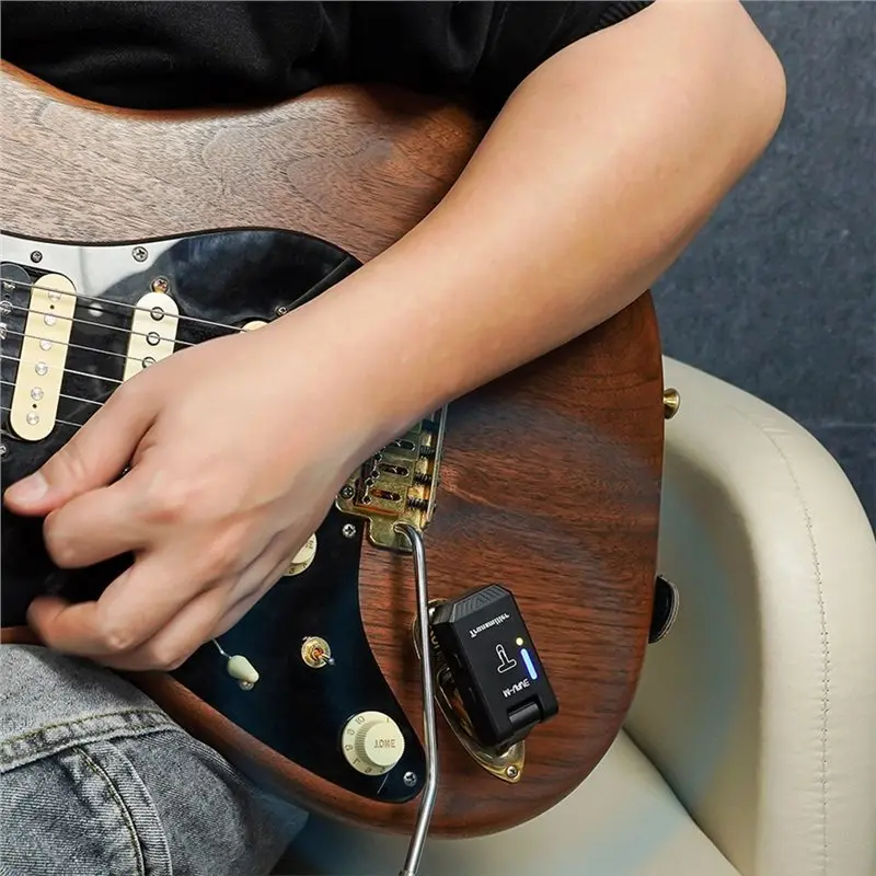 M-VAVE Electric Guitar Bass Audio Transceiver SWS13 5.8Ghz Wireless Guitar System Transmitter Receiver-PZZW view 6