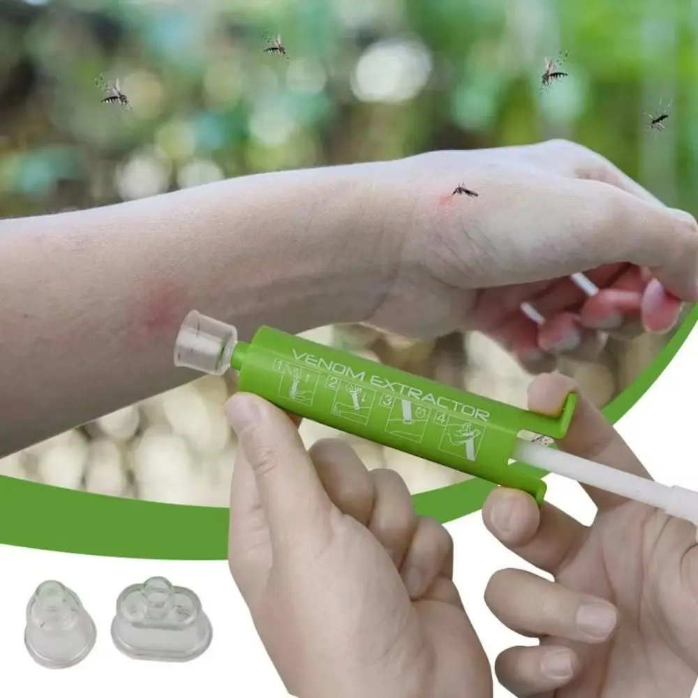 

Vacuum Bug Bite Suction Tool Natural Itch Relief Remover Bite Venom Extractor Bites Relief Survival Kit Insect Sting Sucker