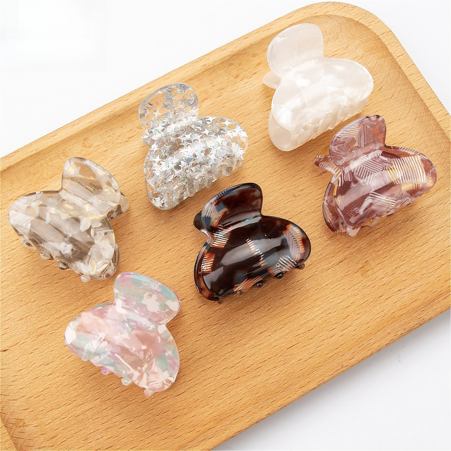 Fresh Vintage Small Hair Clips for Women, Elegant Barrettes for Bangs Flyaways Minimalist Hair Accessories