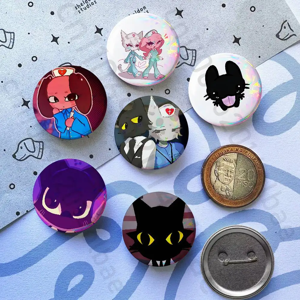 A-Animal Hospital Anomaly Pins 58mm Cute Cartoon Badge Handmade Brooches for Backpack Accessories Jewelry Gifts