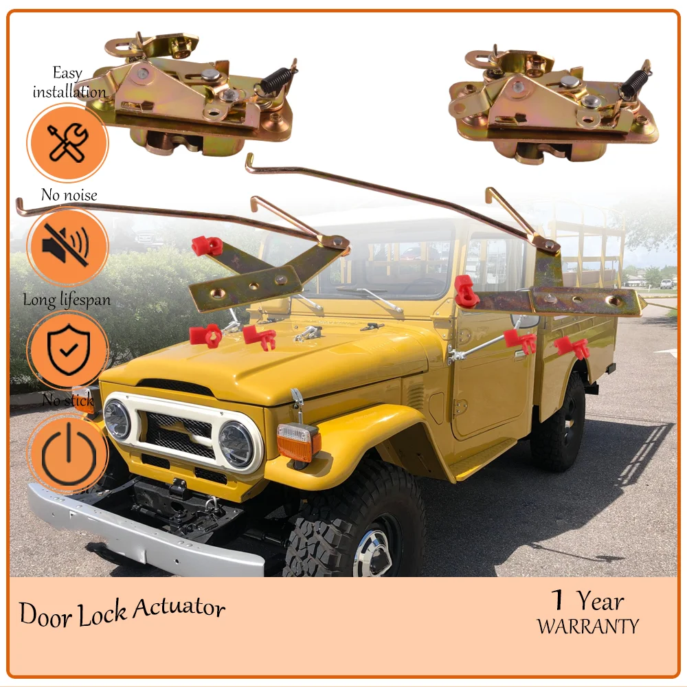 

Precision Front Left Right Door Lock Set Fit with 1975-1983 Toyota Land Cruiser FJ40 BJ40 FJ45 HJ47 oem 69320-90300 69310-90300