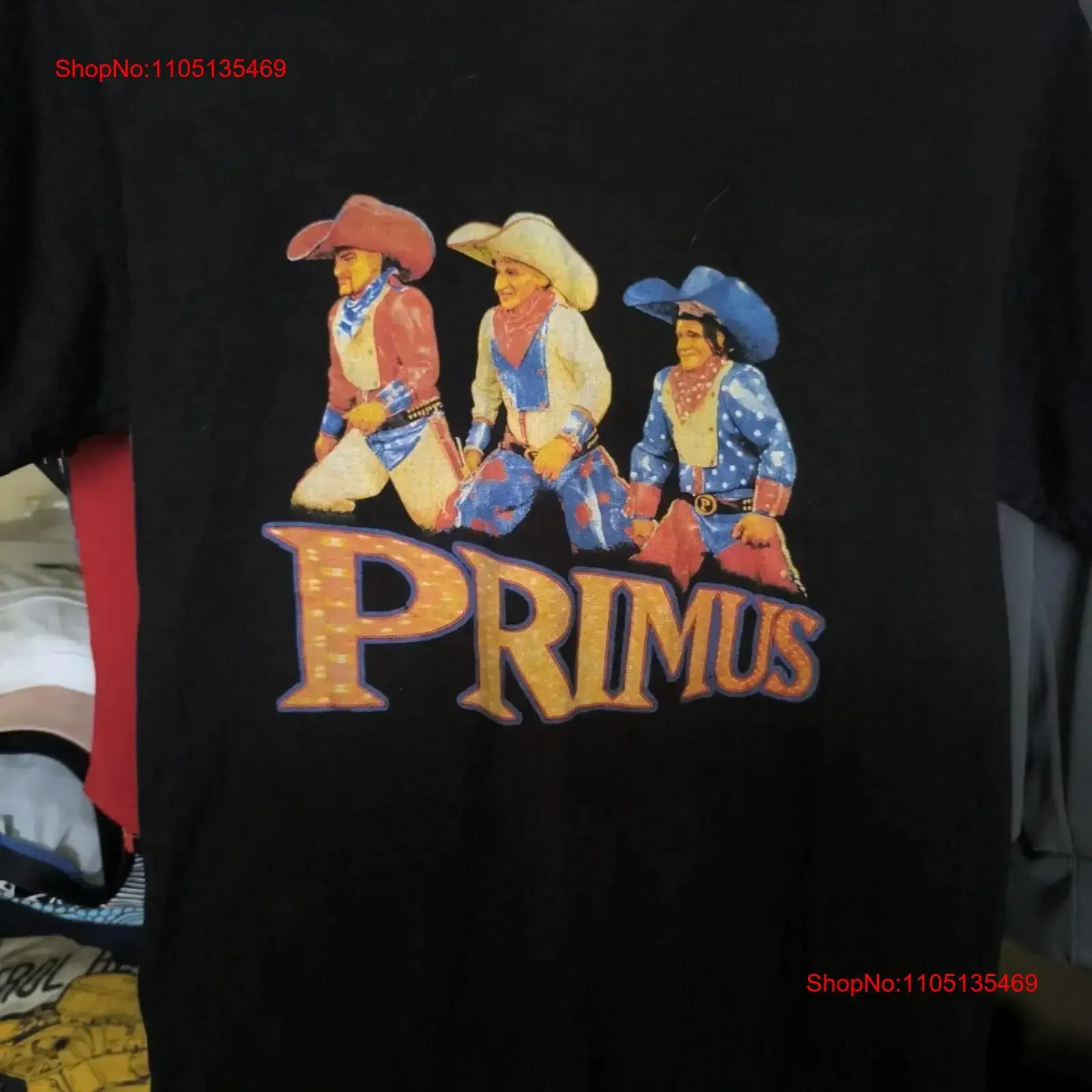 Primus cowboy wynonas gran castor marrón video band camiseta delgada s xs vintage lavado unisex elegante streetwear ropa de diseñador