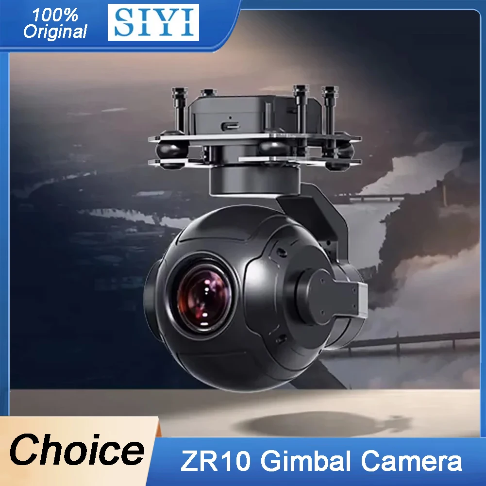 

SIYI ZR10 Gimbal Camera 3-Axis Stabilizer 2K 4MP 30X Hybrid Zoom HDR Starlight Night Vision Lightweight For Drone Quadcopter