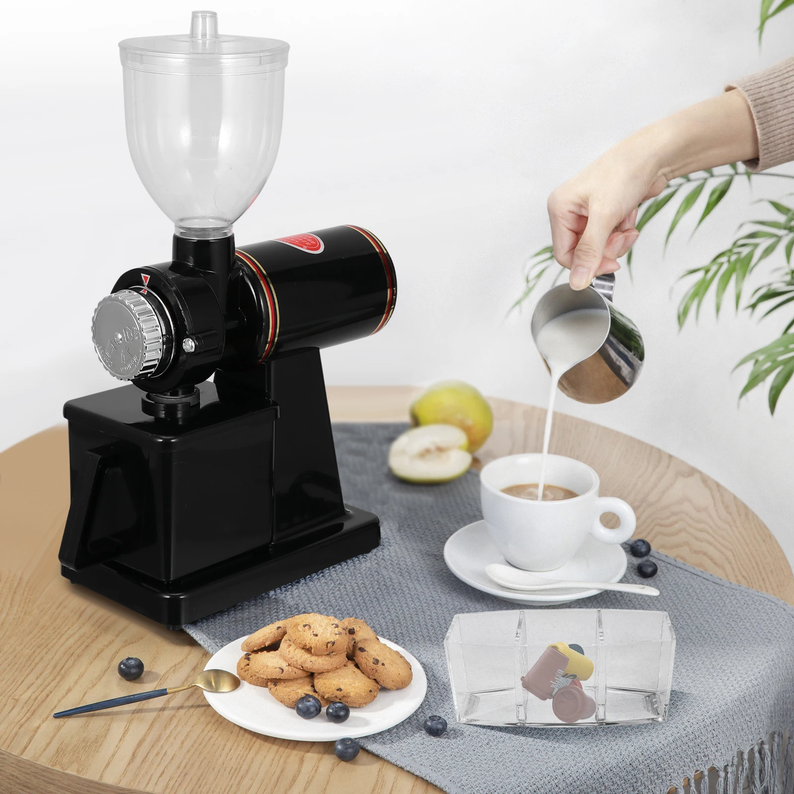 

Coffee Capsule Organizer Acrylic Clear Compartment Box Coffee Bar Storage Station Sugar Packet Holder Tea Bag Holder