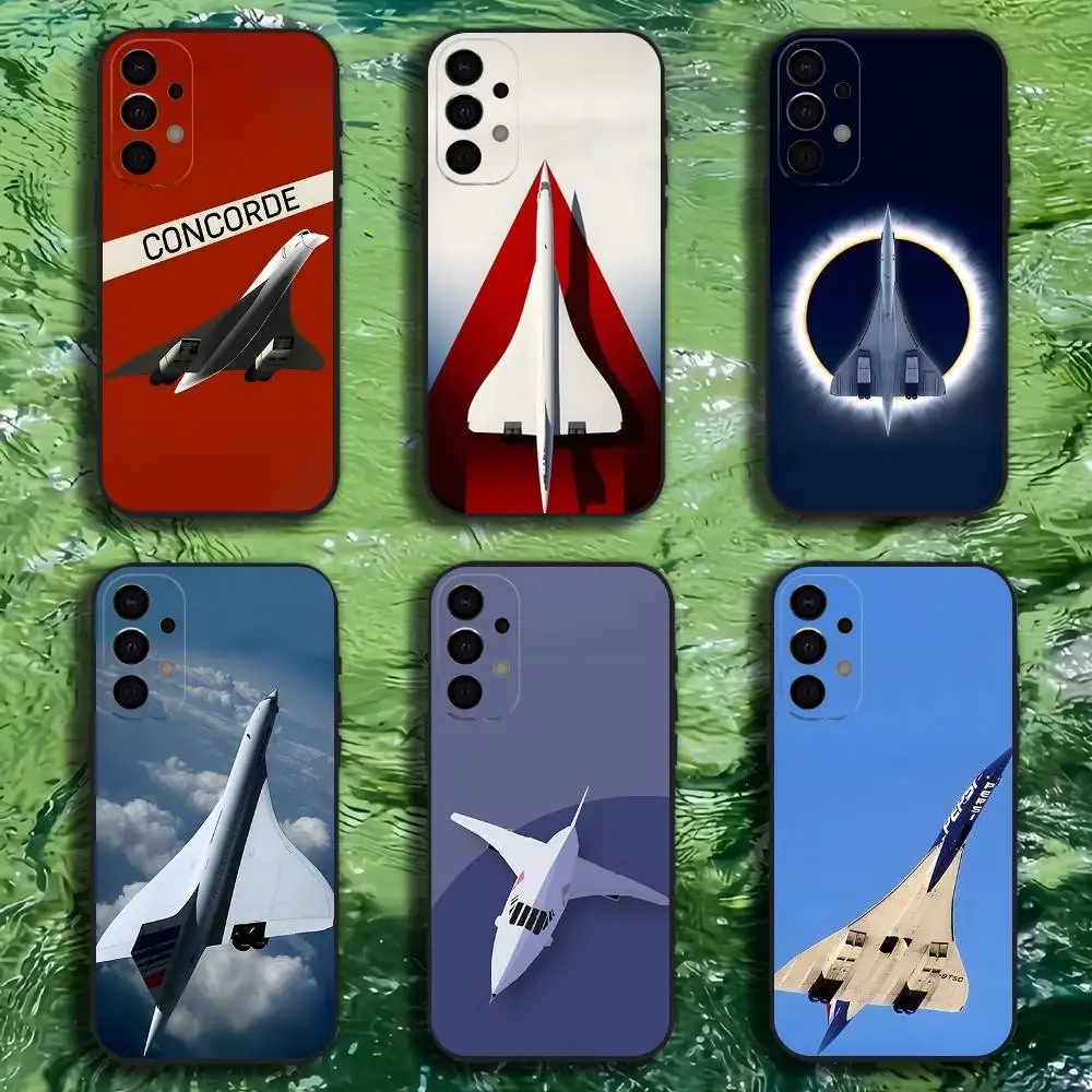 

Concorde Air France Phone Case For Samsung S25,S24,S21,S22,S23,S30,Ultra,S20,Plus,Fe,Lite,Note,10,9,5G Black Cover