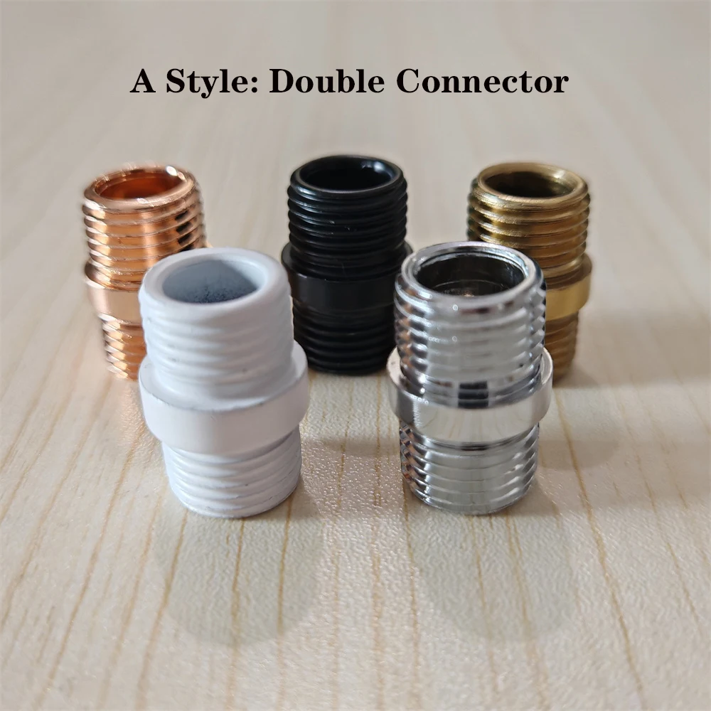 DIY External thread Double connector,Single Connection,Tooth Rod Connection Joint Table Lamp and Floor Lamp Accessories