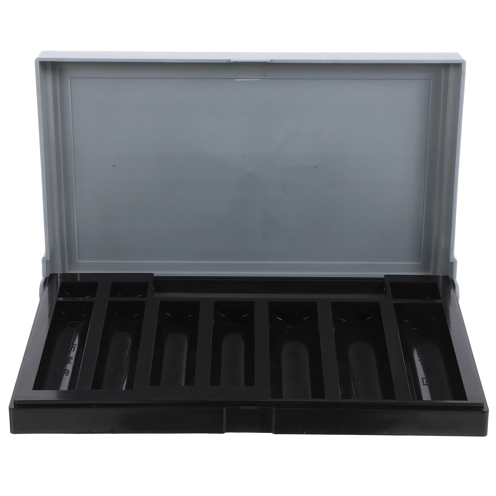 Multi-Grid Box Supermarket Household Storage Plastic Container Daily Use Sturdy Case Reusable Bank Accessory