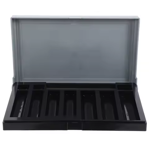 Multi-Grid Box Supermarket Household Storage Plastic Container Daily Use Sturdy Case Reusable Bank Accessory