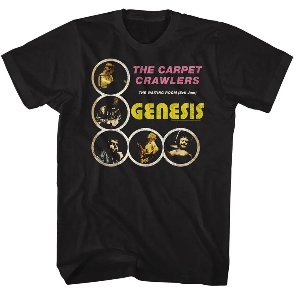 Genesis Carpet Crawlers Black Adult T Shirt