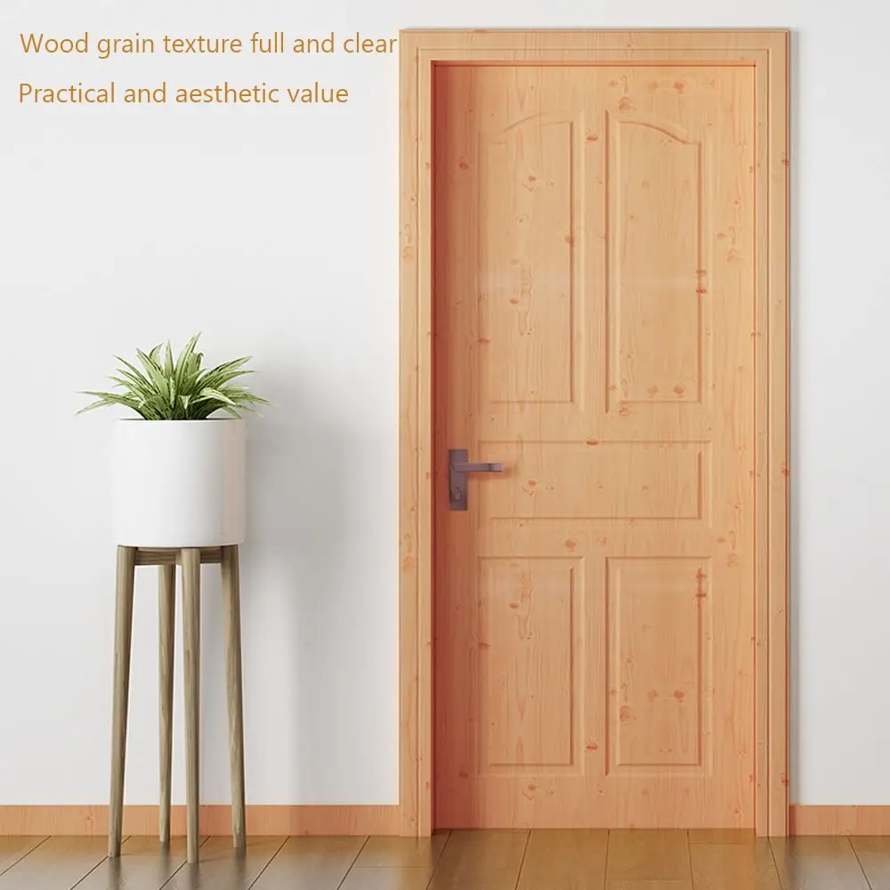 10M/Roll Door Frame Waist Line Wallpaper Home Decor Waterproof Wood Grain Wall Border Sticker Windowsill PVC Skirting Line