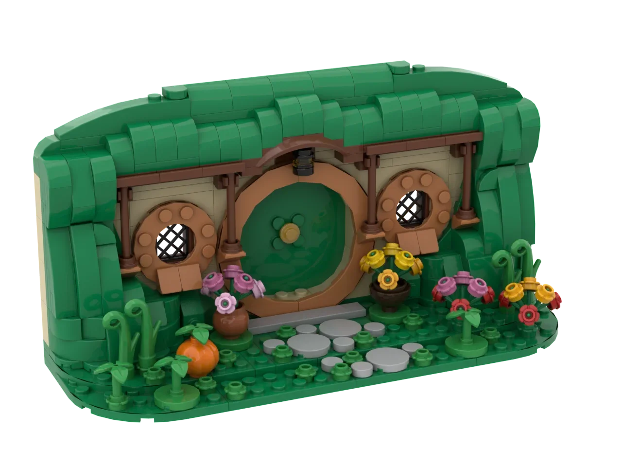 

MOC Creative Expert House Front Bag End Building Blocks Bricks Mini Ring Movie Model Collection Brick Toys for Children Gifts