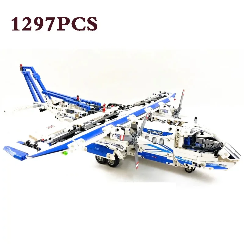 2014 Same 42025 Cargo Carrier Airplane Model Building Blocks, Out-of-print Building Blocks Transporter Airplane Christmas Gifts