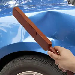 Automotive Dents Repair Tool Magnetic Wood Hammer Wooden Board Portable Tapdown Tool Car Dents Removal Tool for Small Dents