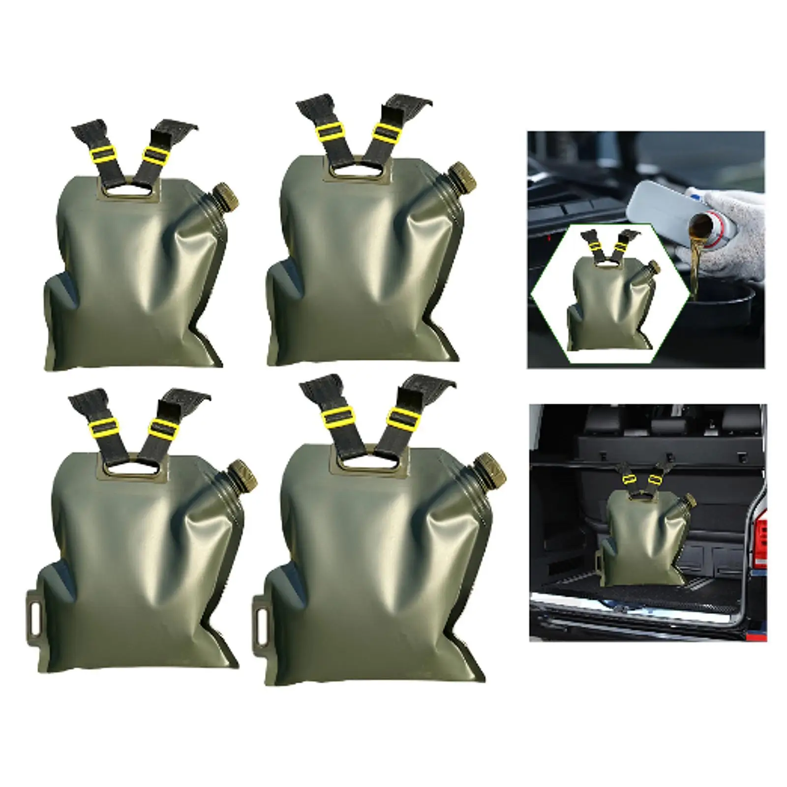 

Soft Oil Bag Bladder Leakproof Folding Easy to Carry Soft Fuel Container Bag