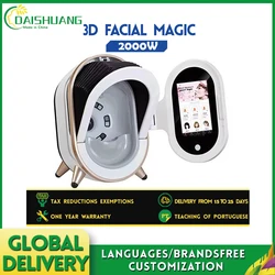 2024 New design 3D Facial Magic Mirror Skin Analyzer Portable comprehensive skin image analyzer skin analyzer for beauty salon