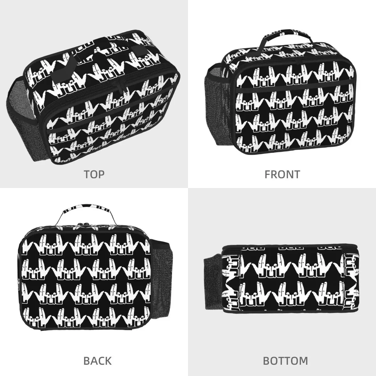 Jul Sign Insulated Lunch Bag for Kids School Cooler Thermal Food Box Tote Portable Lunch Boxes Container