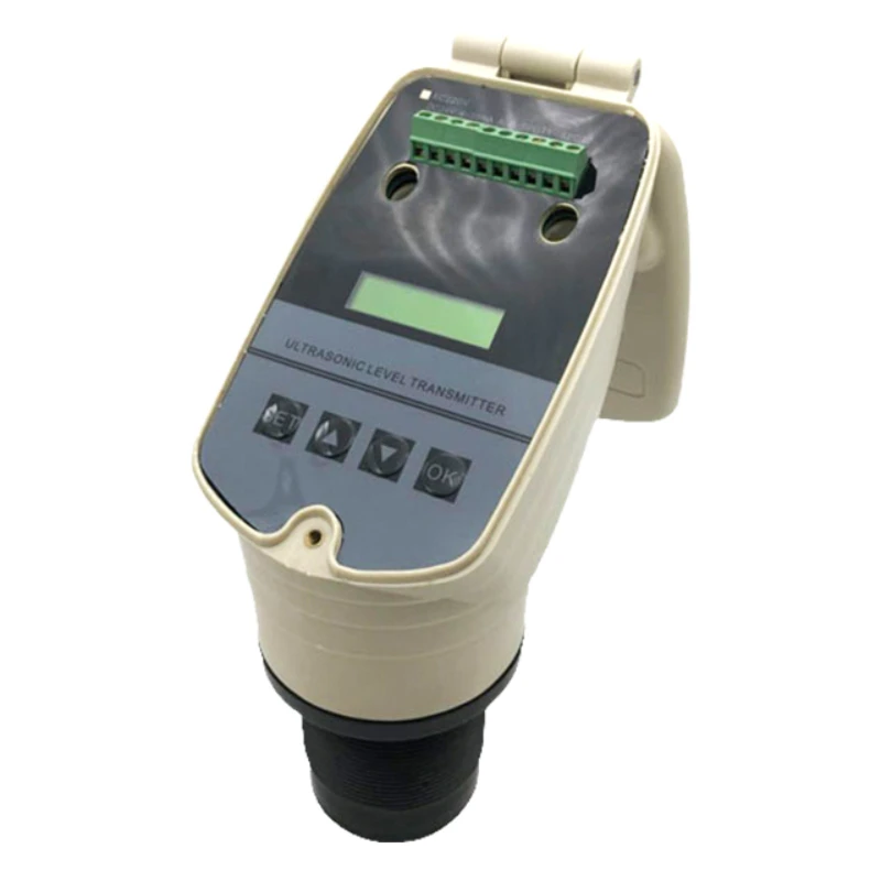 DC220V DC24V Integrated Ultrasonic Level Transmitter Liquid Ultrasonic Lever Meter Smart Ultrasonic Level Transmitter