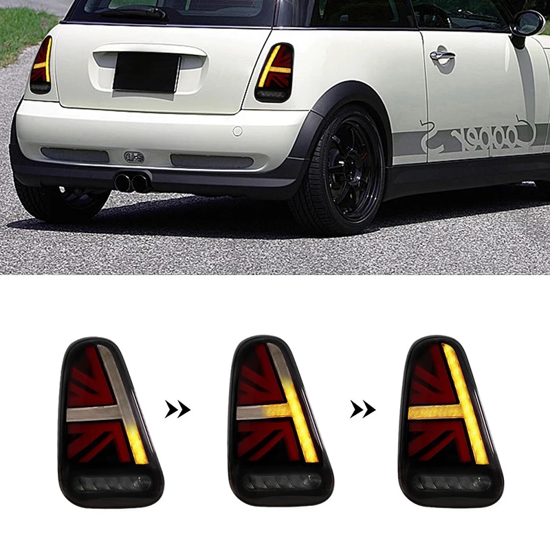BMW Mini Cooper r50 r52 r53 2000-2006用のLEDテールライト,交換部品