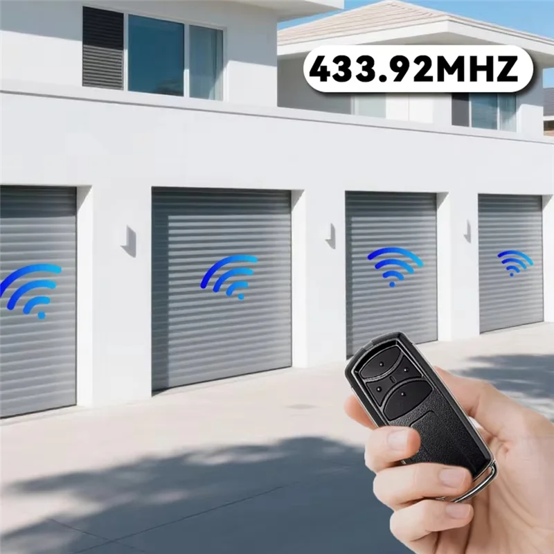 【HOME TOOLS】 pour Merlin + 2.0 E945 E950 ME960-LM télécommande de porte de Garage Compatible 433.30 433.92 434.54Mhz Mhz porte sans fil T