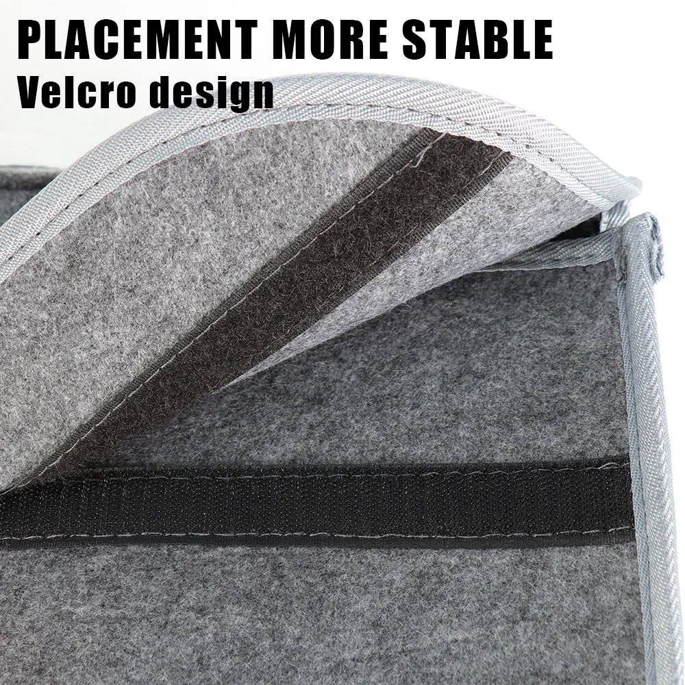 صندوق تخزين صندوق السيارة قابل للطي ورأى منظم السيارة تستيفها صندوق اكسسوارات السيارات لسكودا S فابيا اوكتافيا السابع كاروك Kamiq #4