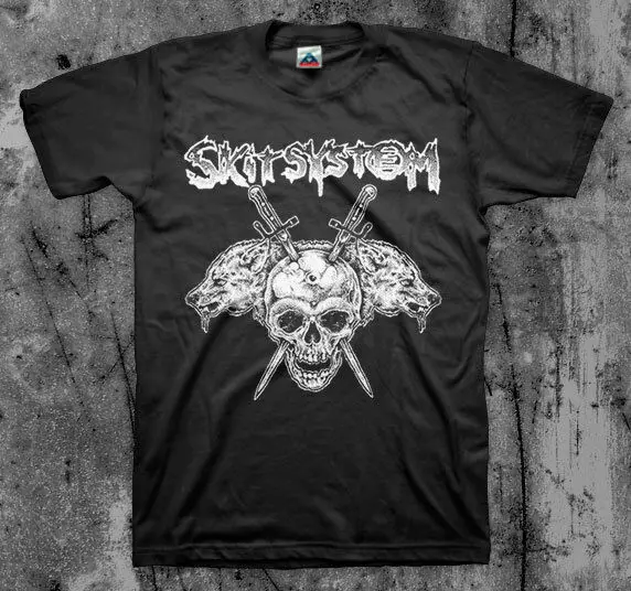 Skit System 'Wolves' T shirt (Disfear D Beat Victims Wolfbrigade Driller )