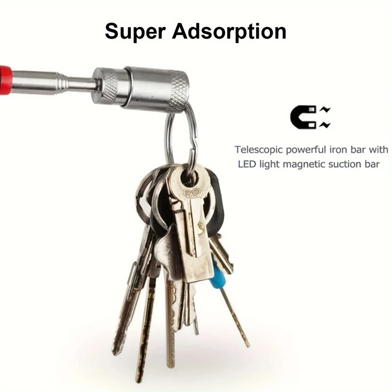 Telescopic Magnetic Pen Mini Portable Retractable Pick-up Rod Can Pick Up Nuts And Bolts Convenient Tool