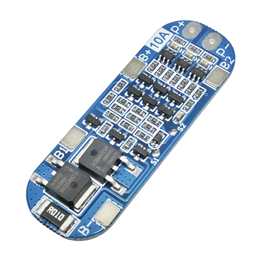 3S 12V 18650 10A BMS Charger Li-ion Lithium Battery Protection Board Circuit Board 10.8V 11.1V 12.6V Electric Blue Battery