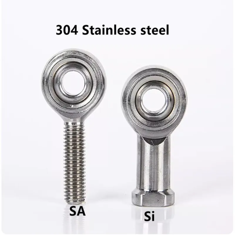 1 pièce Rotule de tige filetée métrique en acier inoxydable 304, filetage SA SI T/K, mâle/femelle, 5mm 6mm 8mm 10mm 12mm 16mm 18mm 20mm 22mm 25mm