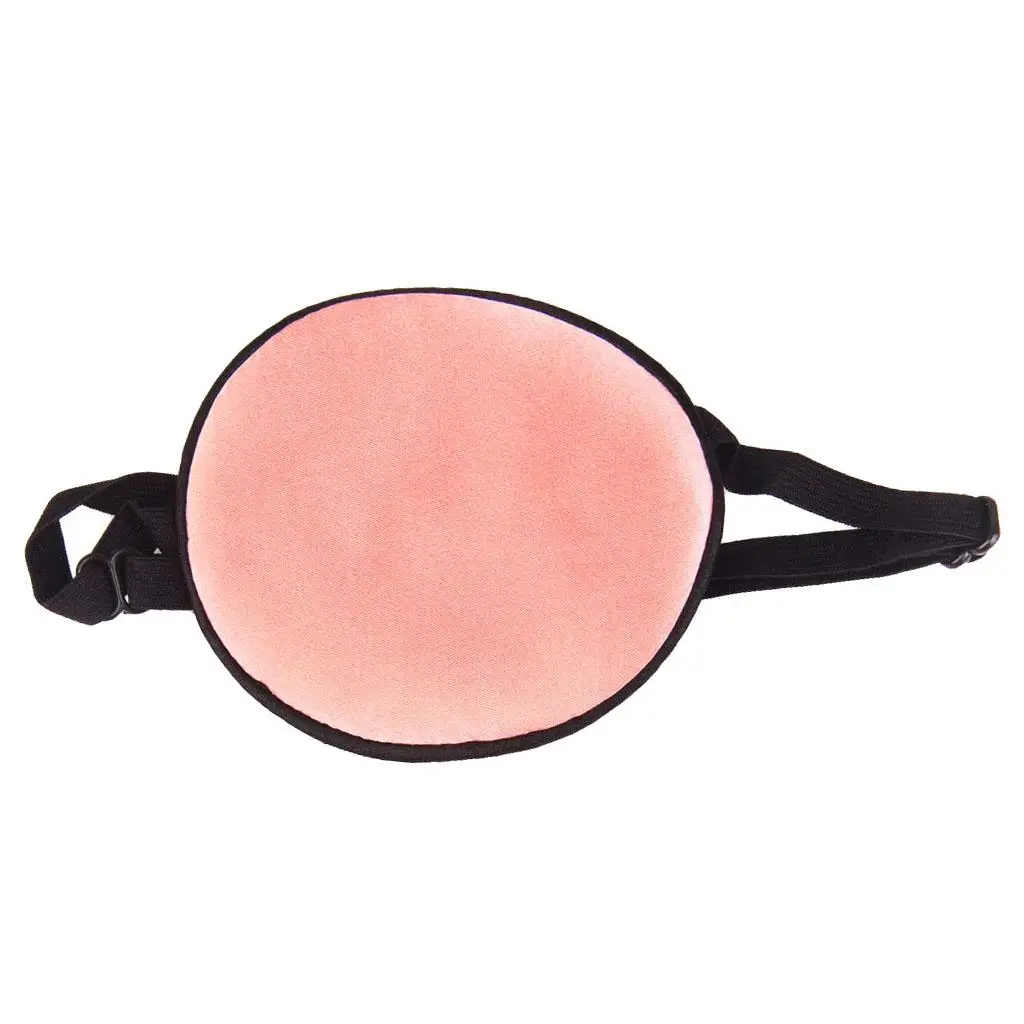 Silk Fabric Eye Patch Medical Occlusion Cushion One Eye Shield for Adult Lazy Eye Sight Correction