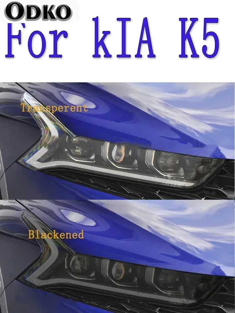 

For Kia DL3 K5 2020-2023 Car Exterior Headlight Anti-scratch TPU PPF Protective film Anti-scratch Repair film Accessories refit