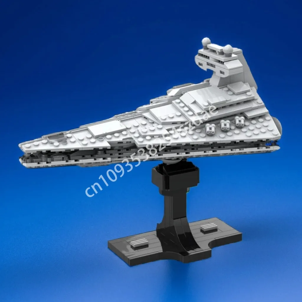 

498 шт. MOC императорский разрушитель звездный корабль звезда битва строительные блоки модель развивающая рождественская игрушка подарок пластиковый коллекционный