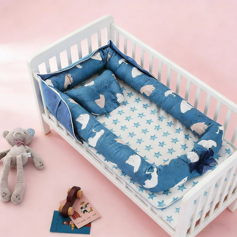 

2026 New Portable Baby Bedside Crib Foldable Multi Functional Sleeping Bag for Infant Travel