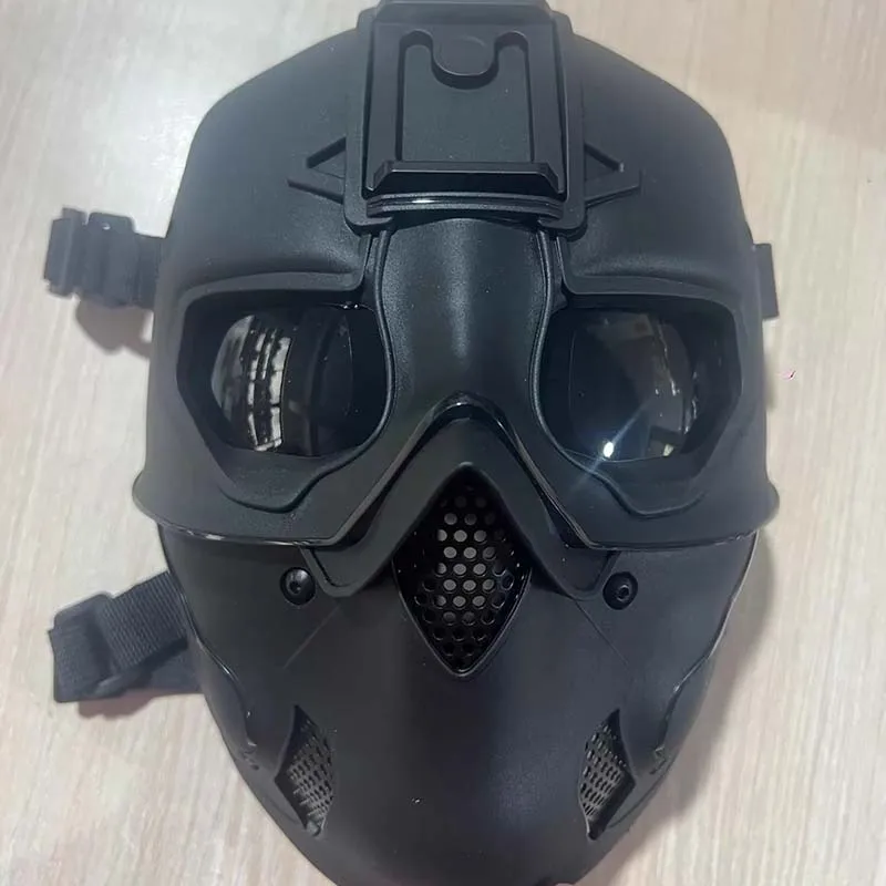 Tactical Wild Mask Full-Face Mask Breathable Mask For Airsoft Paintball Outdoor Hunting Live CS Game Cycling Cosplay Mask Gift