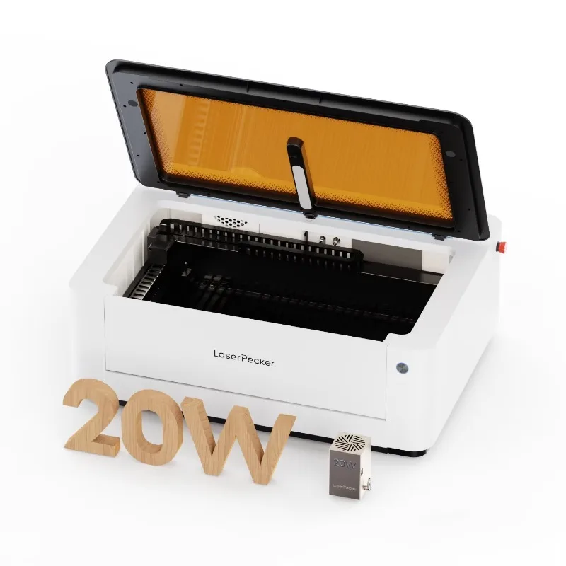 Las Machine Engraving LaserPecker LX2 All-in-One Lase Cutter 20W Quick Swap Lase Modules Engraving Cutting for All Materials