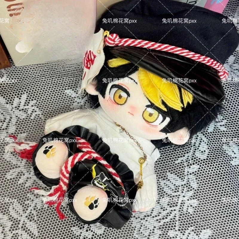 20cm Japan Anime Role Hanemiya Kazutora Kawaii Cosplay Cotton Doll Body Clothes Set Cartoon Soft Plushies Model Toy Figures Gift
