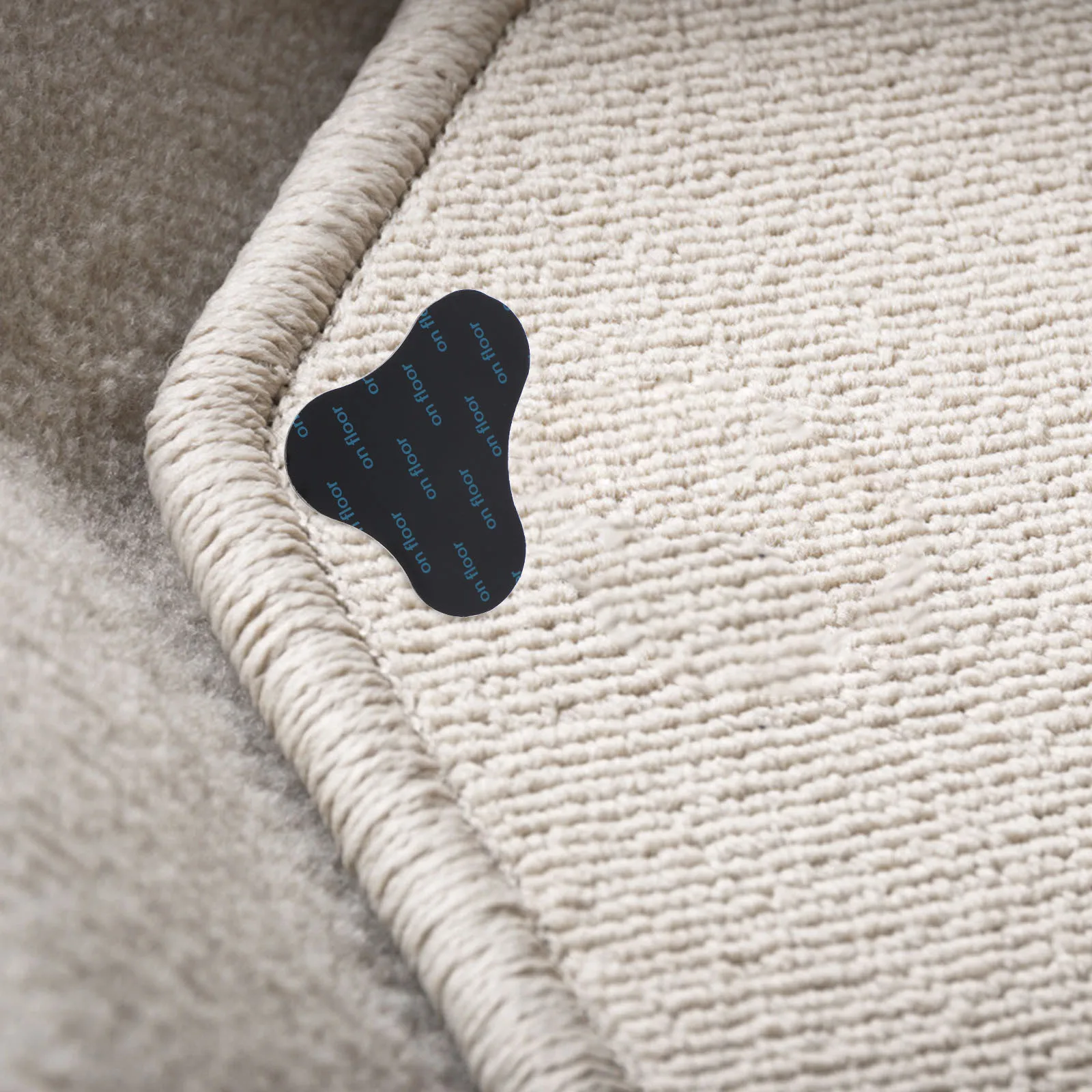 홈용 미끄럼 방지 고정 테이프 12개 재사용 가능한 비자국 카펫 스티커 바닥 매트 그리퍼 소프트 쿠션