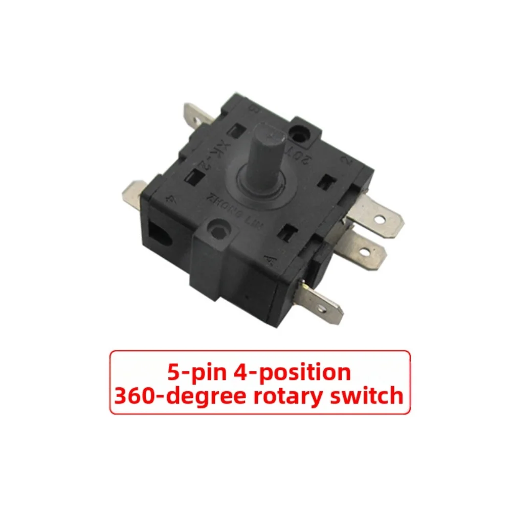 Heater Switch 3Pin5Pin for Oil Filled Radiator 16A 250V Power Regulation Switch Designed for Multiple Heater Brands