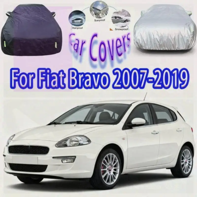

Для Fiat Bravo 2007 2019 2017 2018, наружная защита, водонепроницаемый пылезащитный солнцезащитный козырек, аксессуары, автомобильные чехлы