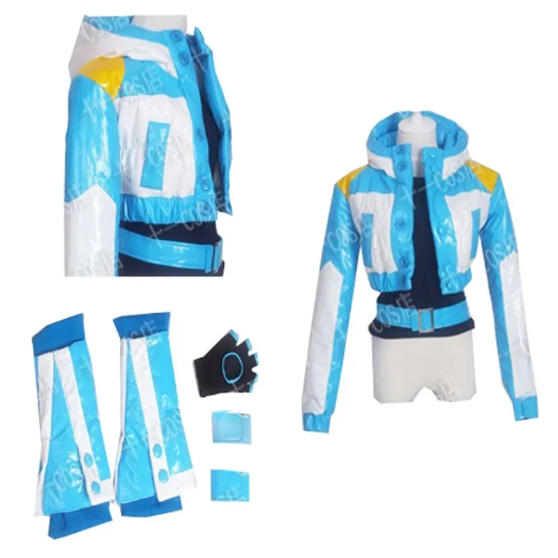 

2018 Custom Made DMMD Dramatical Murder Seragaki Aoba Cosplay Costume (Jacket Belt T-shirt glove Shoe Cover) customized