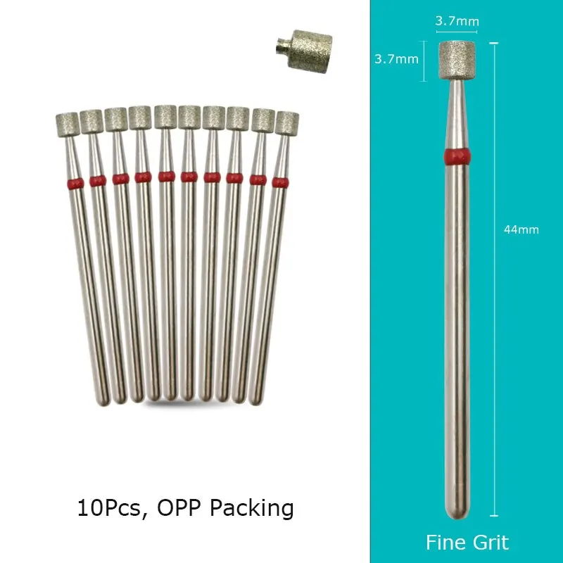 HYTOOS Barrel Russian Diamond Nail Drill Bit Manicure Cuticle Burr Electric Drills Accessories Supplier