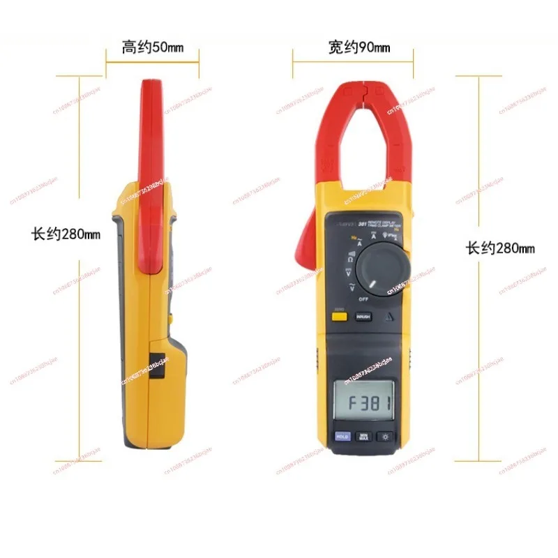 new in stock Fl uk e- 381 Remote Display True RMS AC/DC Clamp Meter with iFlex