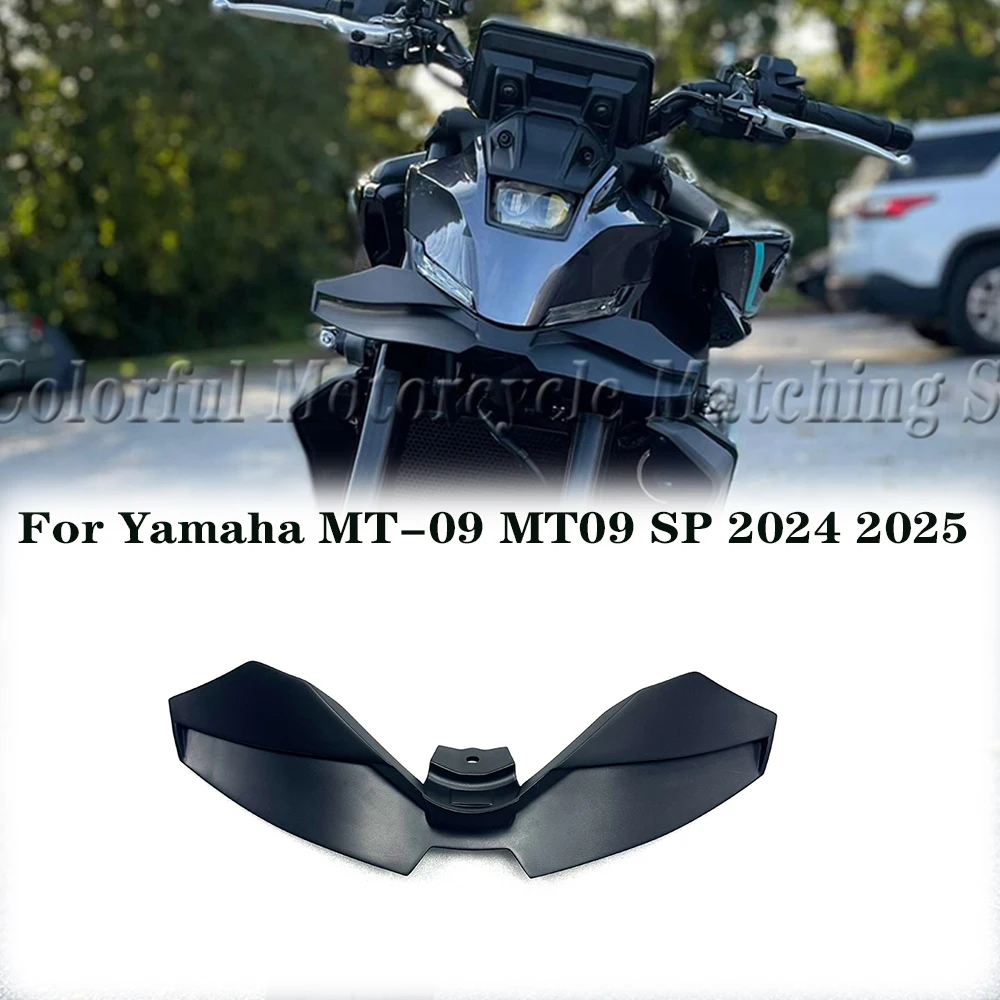 

For YAMAHA MT-09 MT09 MT 09 SP 2024-2025 Motorcycle Front Wheel Fender Beak Nose Cone Extension Extender Cowl Spoiler Cover