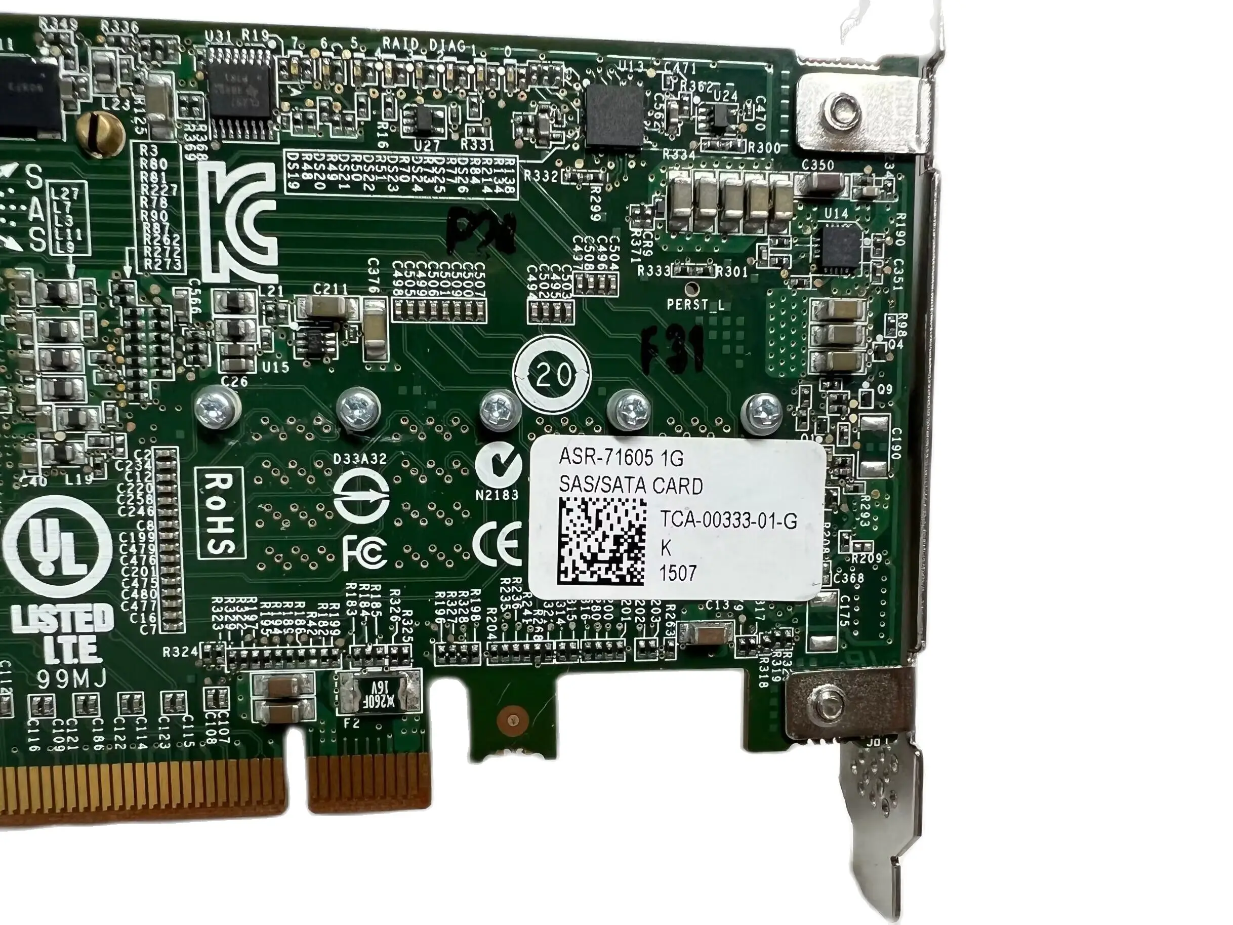 

original 100% authentique ASR-71605 16-Port 6Gb/s 1GB SAS SATA PCIe RAID Controller PCIe 3.0 x8