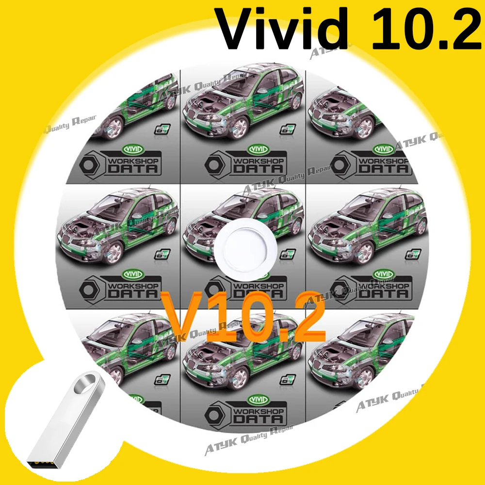 Vivid Workshop data V10.2 repair software Diagnostic equipment obd2 scanner vivid v10.2 tuning car inspection tools auto NEW